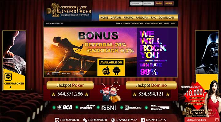 Cinemapoker Situs Daftar BandarQ Server PokerV Terbaik